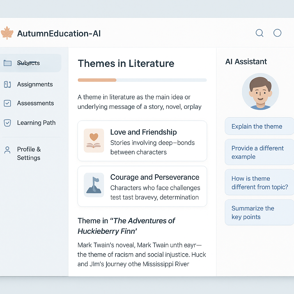 Literature and reading module