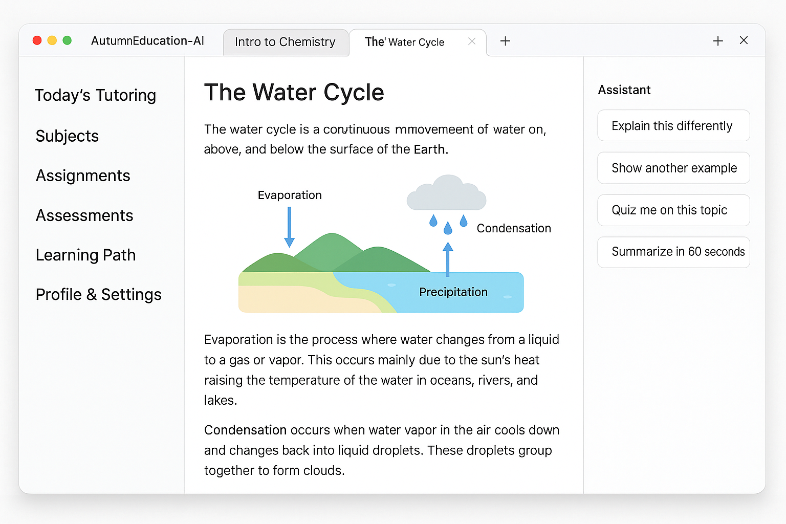 Earth Science lesson